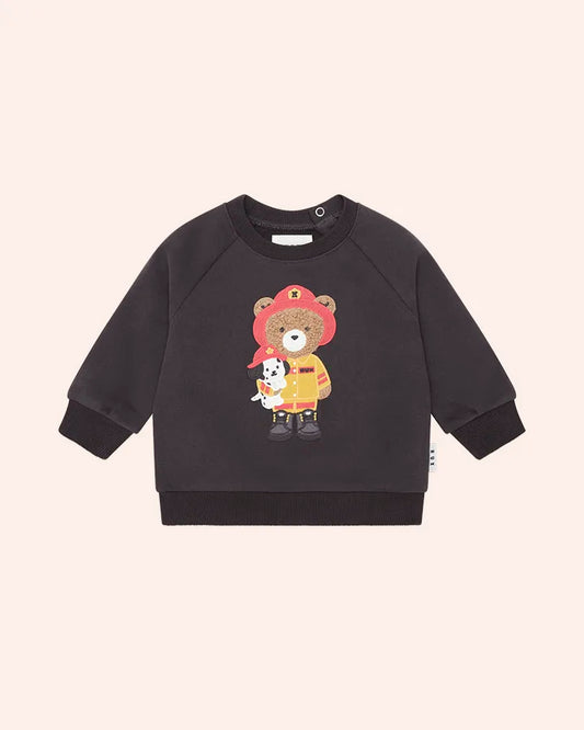 $65-70 FIREMAN HUX SWEATSHIRT-SOFT BLACK