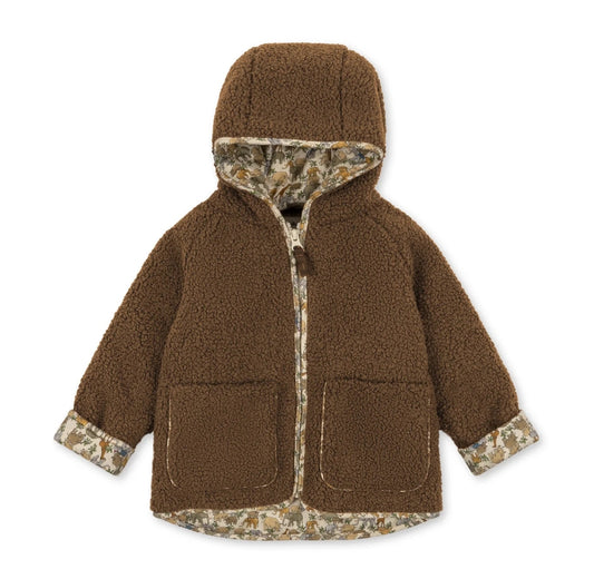 Grizz Teddy Jacket - Shitake