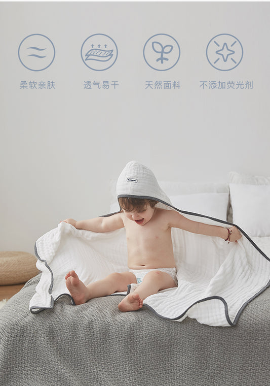 domiamia 6层纱布浴巾