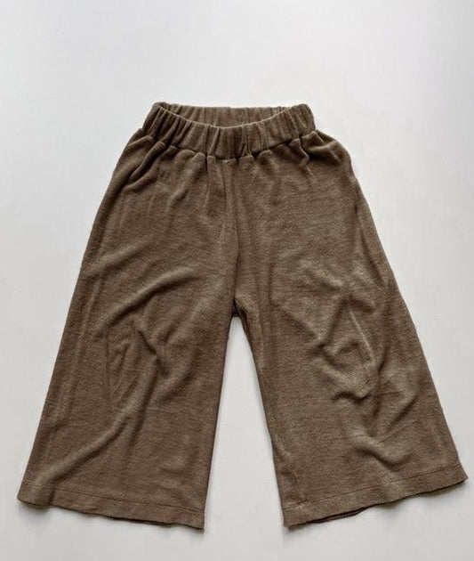 The Wide Leg Terry Trouser