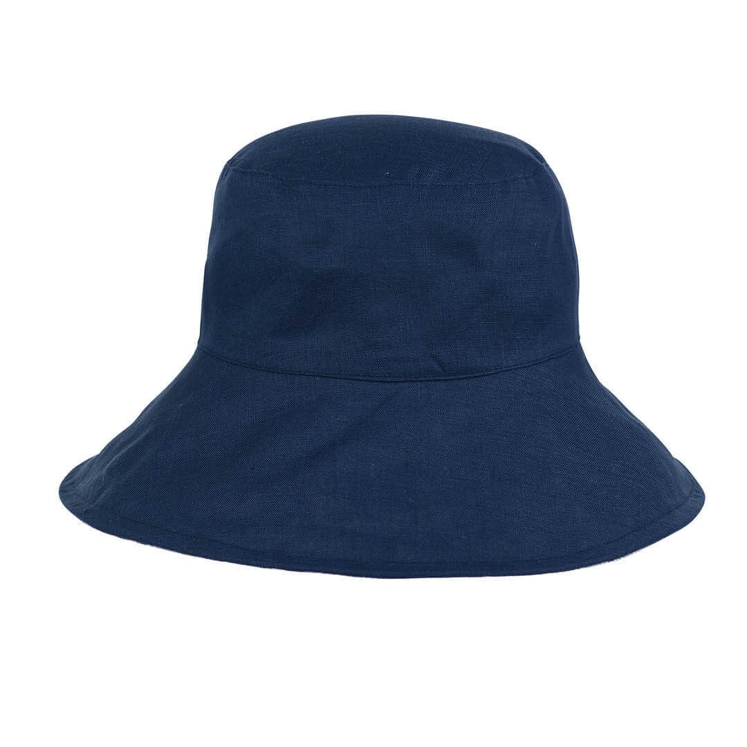 Ladies Reversible Sun Hat - Norman / Indigo