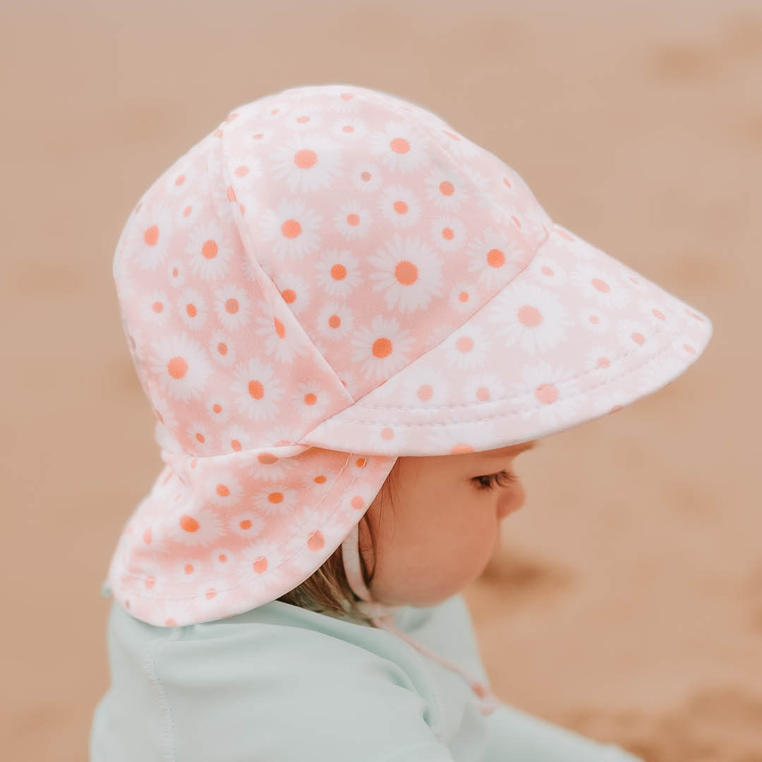 Girls Beach Legionnaire Hat - Daisy