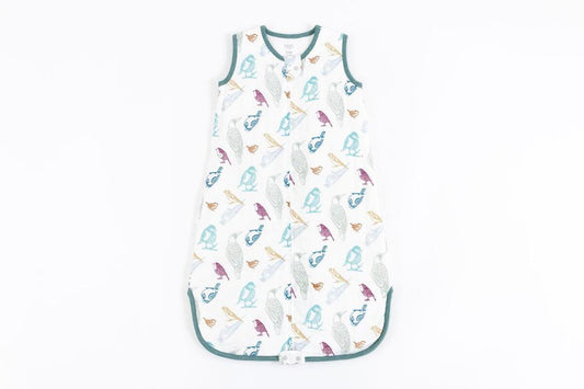 Nest 2.5 TOG Bamboo Swaddle Sleep Bag - Birder's Paradise 0-6M