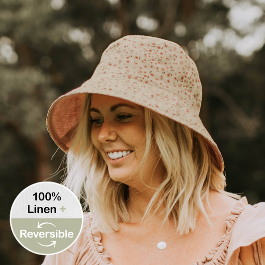 Ladies Reversible Sun Hat - Penny / Rosa