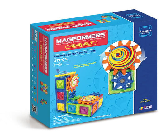 Magformers  Magnets In Motion 37pc Gear Set 63203