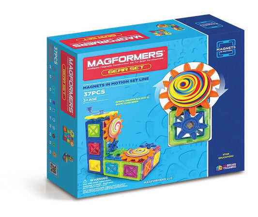 Magformers Magnets In Motion 37pc Gear Set 63203