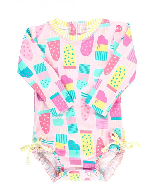 Ice Cream Social One-Piece Rash Guard