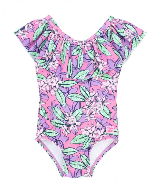 Violet Valley Ruffle One Piece