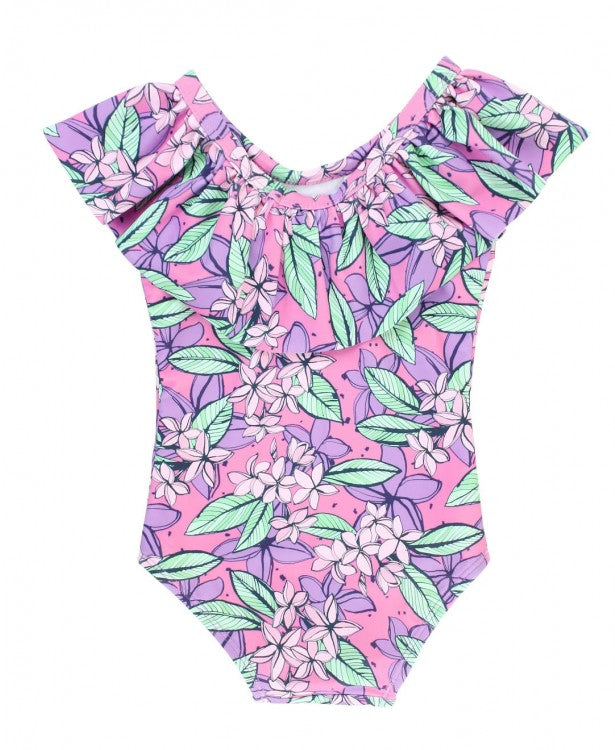 Violet Valley Ruffle One Piece