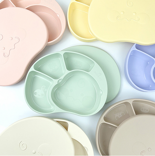 ubmom 分格餐盘(含盖)