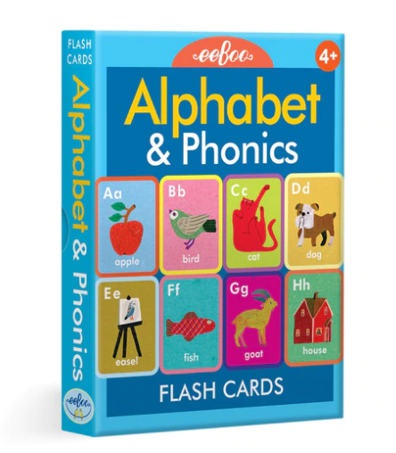 Alphabet & Phonics Flash Cards