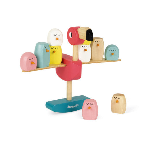 ZIGOLOS BALANCING GAME FLAMINGO (WOOD)