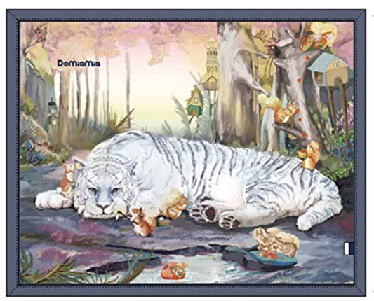 US domiamia 四层竹棉纱布盖毯-珀米娅·虎