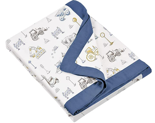 US domiamia 四层竹棉纱布盖毯-工程车队