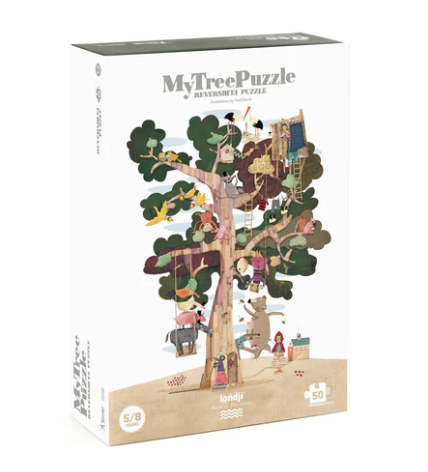 LONDJI Puzzle - My Tree (50 pcs) - Shape & Reversible
