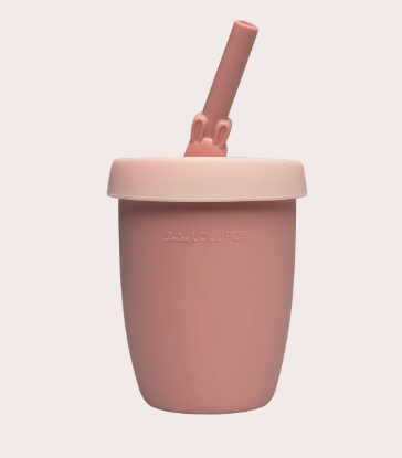 Born To Be Wild Kids Cup with Straw - Bunny