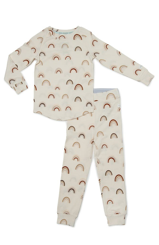 2-Pc Pajama Set In TENCEL™ - Crayon Rainbow