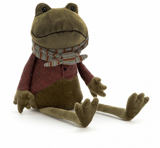 Jellycat Riverside Rambler Frog  ONE SIZE - H33 X W10 CM