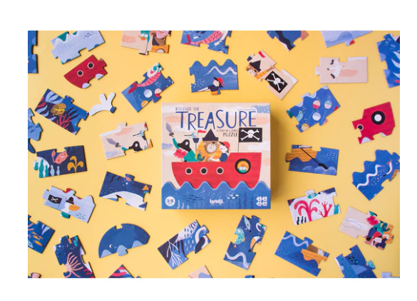LONDJI Puzzles - Discover the Treasure 40cs 4 layer puzzle