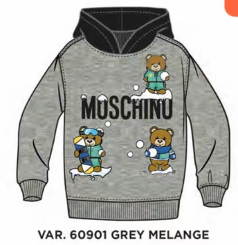 Moschino hooded sweatshirt 2025