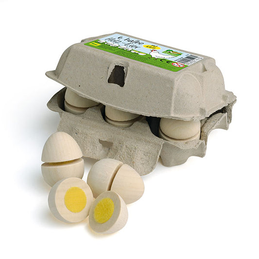 Eggs to Cut Wooden Play Food