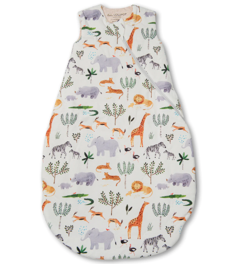 Sleep Bag 2.5 Tog in TENCEL™ - Safari Jungle