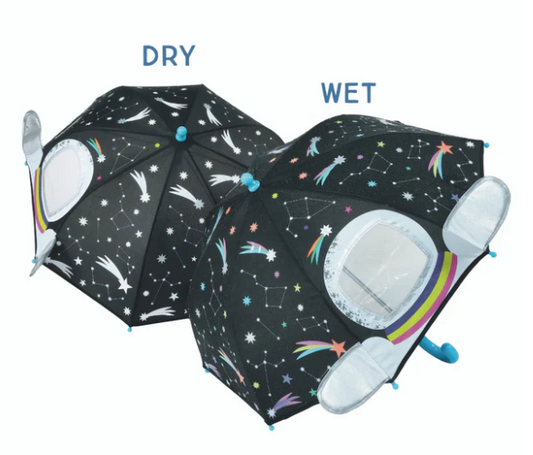 FLOSS&ROCK COLOUR CHANGING 3D UMBRELLA - SPACE 43P6407