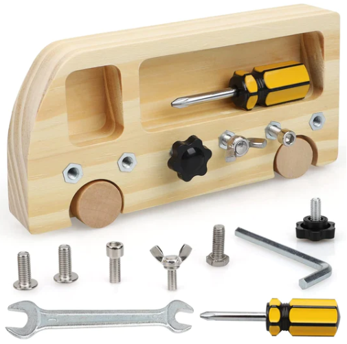 Montessori Screwdriver Board Set