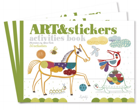 LONDJI Activities - Activity Book ART&STICKERS- 50 Activities per book