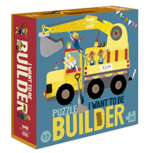 LONDJI I Want To Be A Builder Puzzle -36pcs