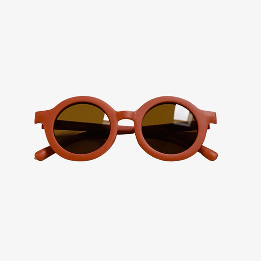 RECYCLED PLASTIC SUNGLASSES, DUSTED CLAY