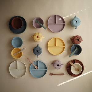 Silicone Suction Plate (Lilac)