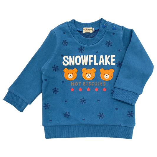 73-5610-826 snowflake卫衣蓝色-日本直邮