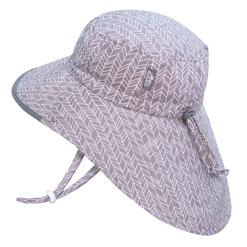 Aqua-Dry Adventure Hat | Grey Herringbone