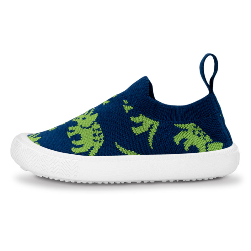 Graphic Knit Shoes | Triceratops
