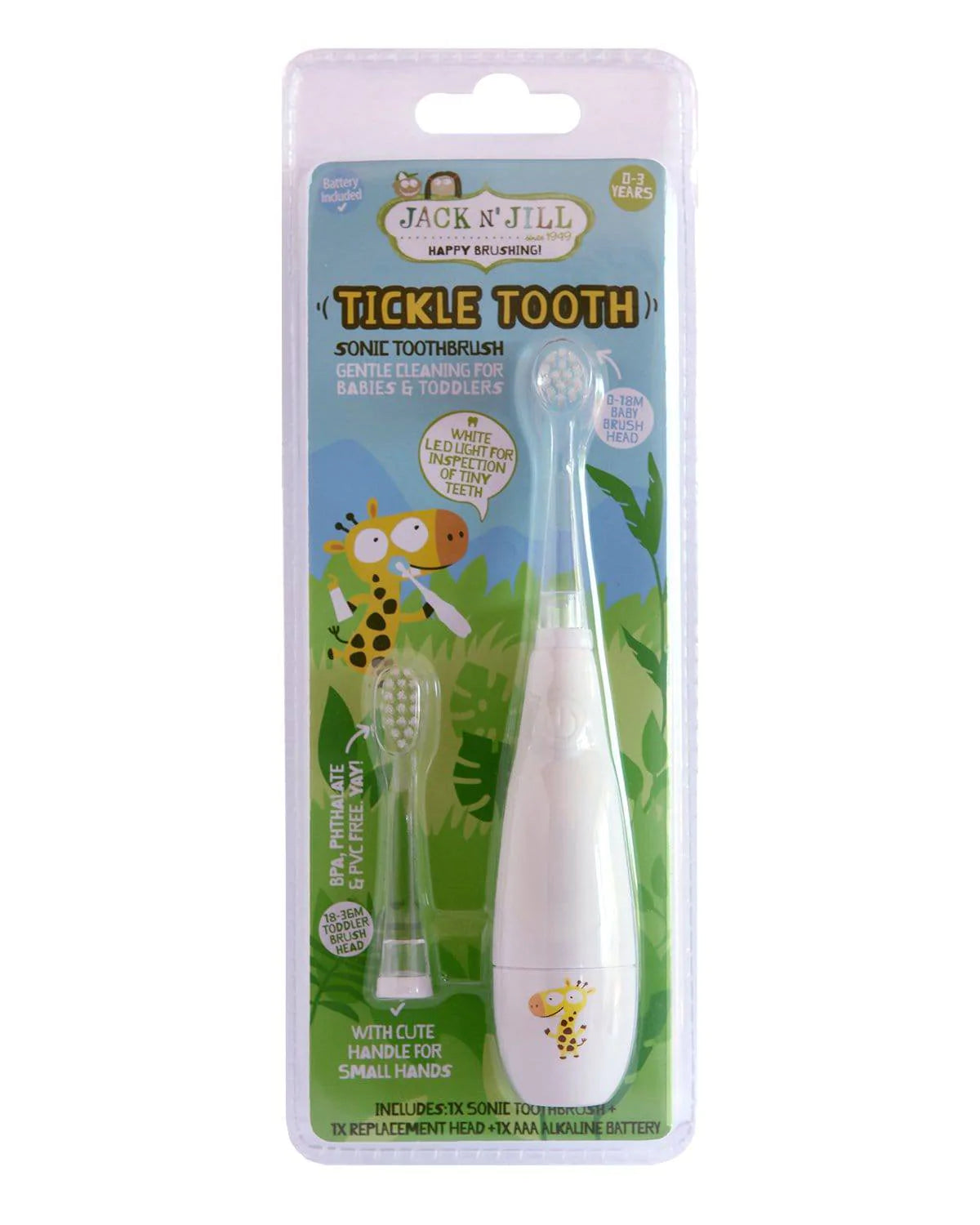 Tickle Tooth Sonic Toothbrush (0-6yrs)