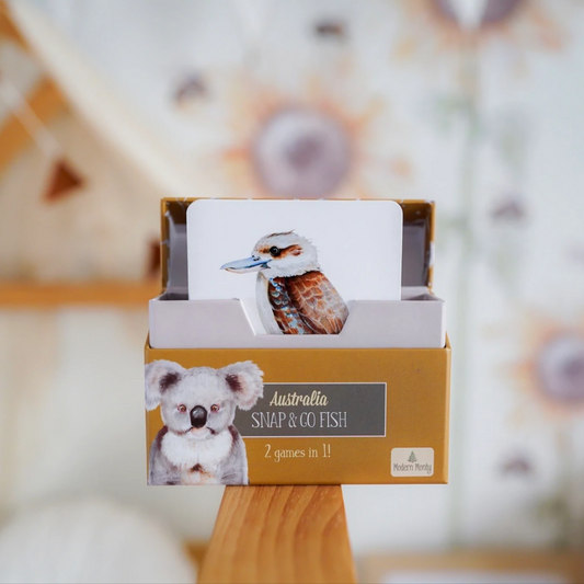 AUSTRALIA SNAP & GO FISH (2 CARD GAMES IN 1)