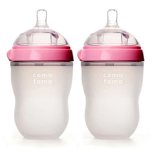 comotomo 8-Ounce Baby Bottles (2-Pack)