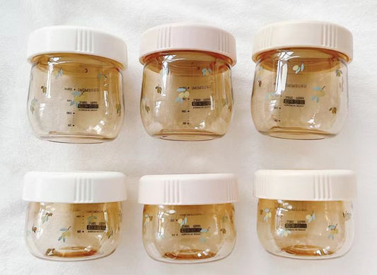 Grosmimi Olive Edition PPSU Baby Food Jar Set 3PCS - 格罗咪咪橄榄辅食碗(3个装)