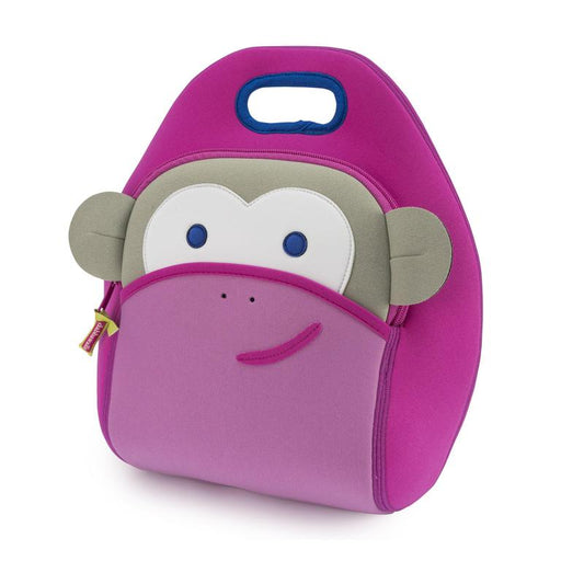 Pink Monkey Lunch Bag