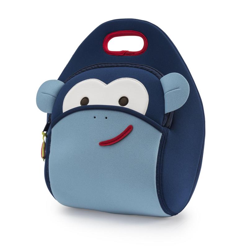 Blue Monkey Lunch Bag
