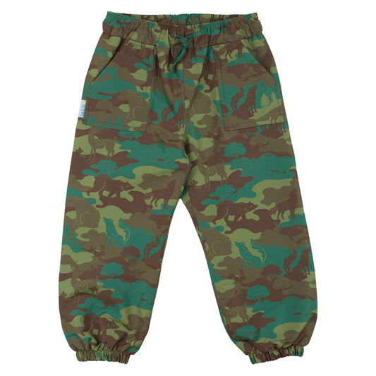 Puddle-Dry Waterproof Rain Pants | Woodland Camo