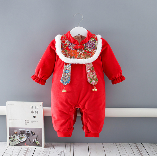 小铃铛加厚年服-15588