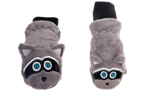 Kids Puppet Mittens - Raccoon