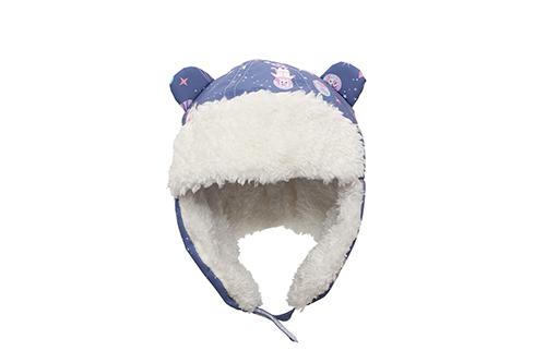 Kids & Baby Water Repellent Trapper Hat - Unicorn (Indigo)