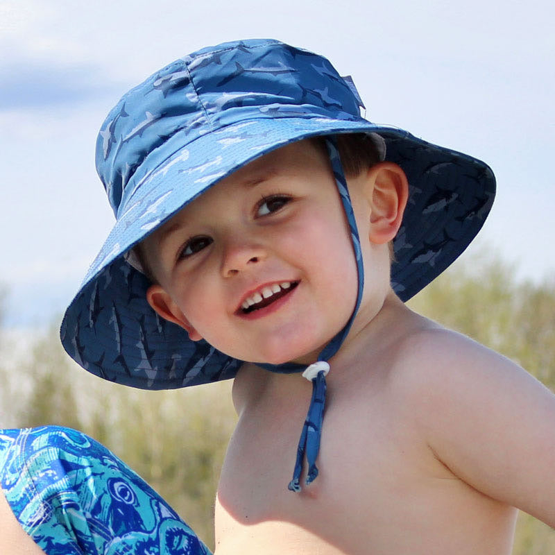 Aqua-Dry Bucket Sun Hat | Shark