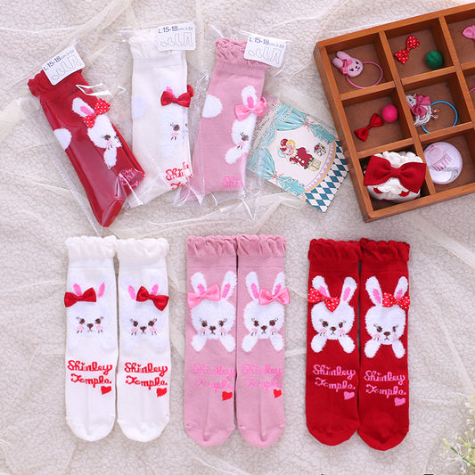 三色女宝宝长袜B1005