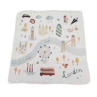 Muslin Quilt Blanket - London