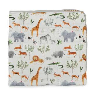 Muslin Quilt Blanket - Safari Jungle