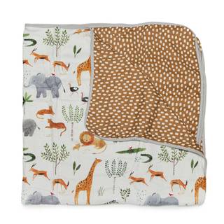 Muslin Quilt Blanket - Safari Jungle